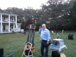 Dennis and his 12" dob.