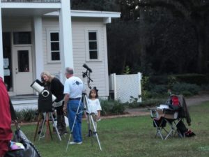 Chuck and his guest observers.